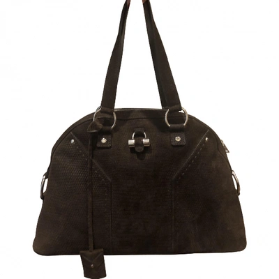 Pre-owned Saint Laurent Muse Handbag In Brown