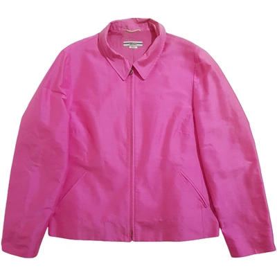 Pre-owned Escada Silk Jacket In Pink