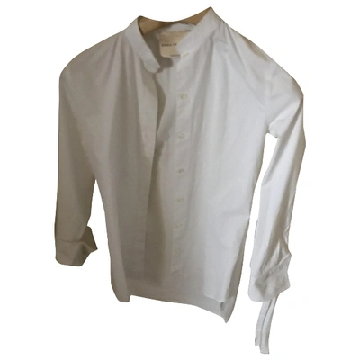 Pre-owned Erika Cavallini Shirt In White