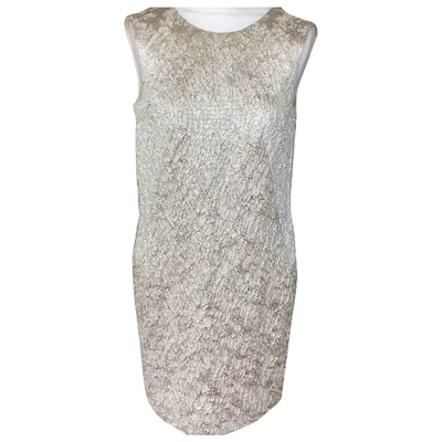 Pre-owned Lk Bennett Mid-length Dress In Silver