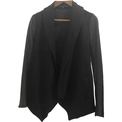 Pre-owned Theory Black Viscose Jacket