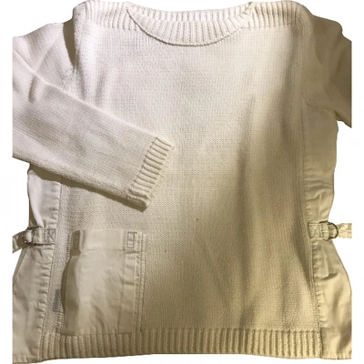 Pre-owned Marc Cain White Cotton Top