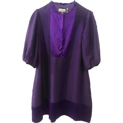 Pre-owned By Malene Birger Mid-length Dress In Purple
