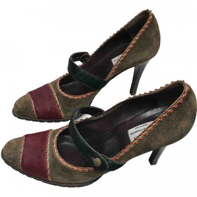 Pre-owned Philosophy Di Alberta Ferretti Heels In Green