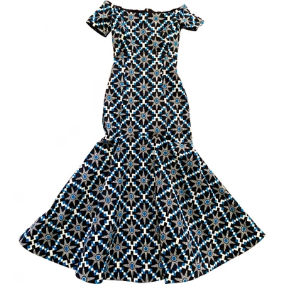 Pre-owned Temperley London Maxi Dress In Blue