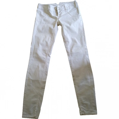 Pre-owned Cycle Slim Jeans In White