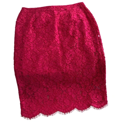 Pre-owned Claudie Pierlot Skirt In Pink