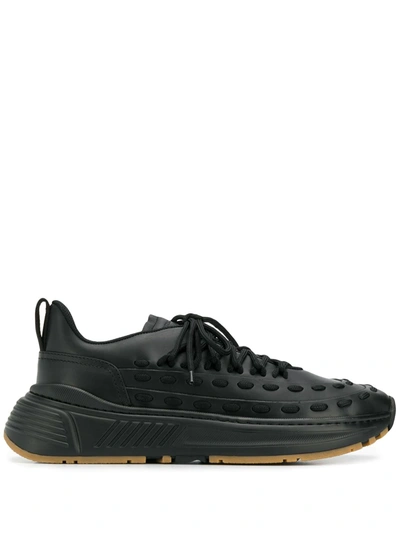 Bottega Veneta Speedster Low-top Sneakers In Black