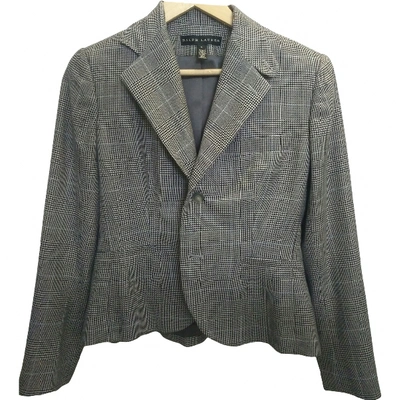 Pre-owned Ralph Lauren Wool Blazer In Grey