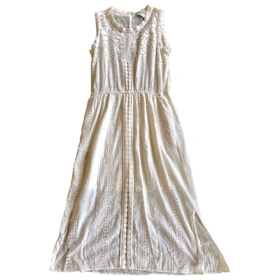 Pre-owned Sea New York Mid-length Dress In White