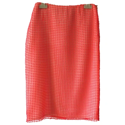 Pre-owned Maurizio Pecoraro Mid-length Skirt In Pink