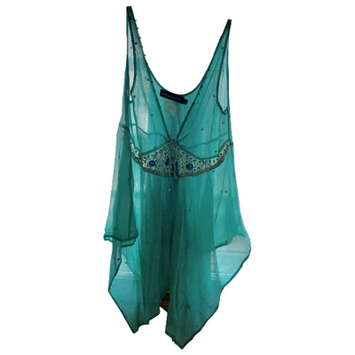 Pre-owned Antik Batik Camisole In Turquoise