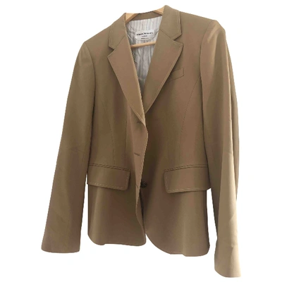 Pre-owned Sonia Rykiel Wool Blazer In Camel