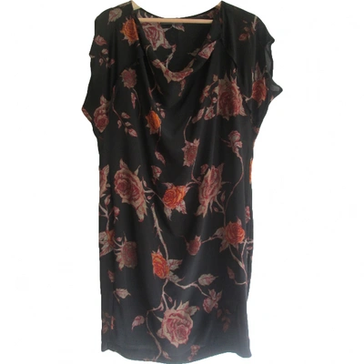 Pre-owned Mcq By Alexander Mcqueen Silk Mid-length Dress In Multicolour
