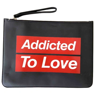 Pre-owned Pinko Love Bag Black Clutch Bag