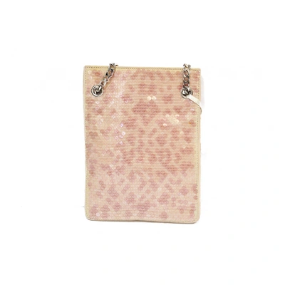 Pre-owned Givenchy Glitter Clutch Bag In Pink