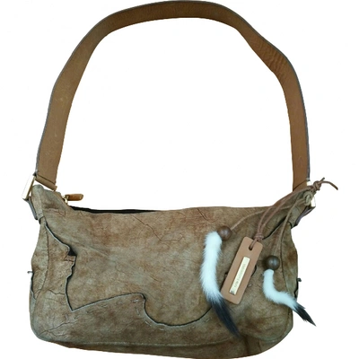 Pre-owned Dolce & Gabbana Handbag In Camel