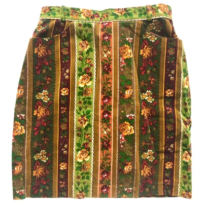 Pre-owned Kenzo Mini Skirt In Multicolour