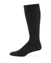 Falke Wool-blend Knee-high Socks In Black