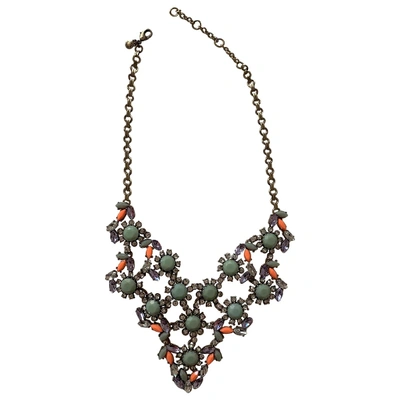 Pre-owned Jcrew Necklace In Multicolour