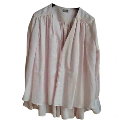 Pre-owned Alexis Mabille Pink Cotton Top