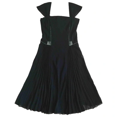 Pre-owned Alberta Ferretti Mid-length Dress In Black