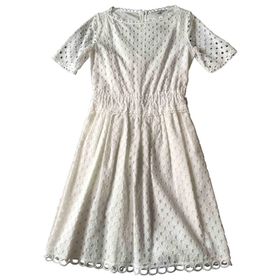 Pre-owned Carven Mid-length Dress In White