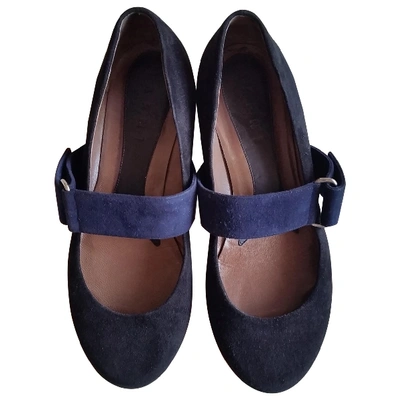Pre-owned Marni Ballet Flats In Black