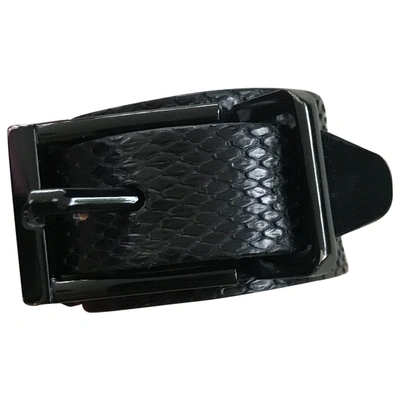 Pre-owned Barbara Bui Leather Bracelet In Black