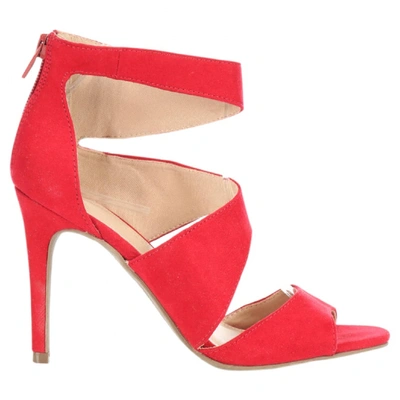 Pre-owned Christian Siriano Sandals In Red