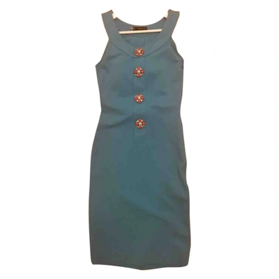 Pre-owned Dsquared2 Mid-length Dress In Blue