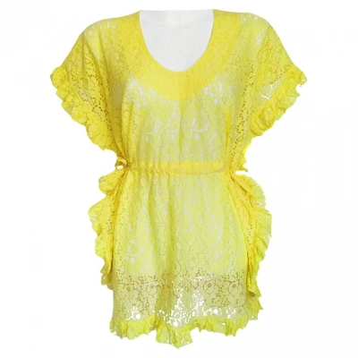 Pre-owned Blumarine Mid-length Dress In Yellow