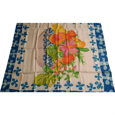 Pre-owned Emanuel Ungaro Silk Handkerchief In Multicolour