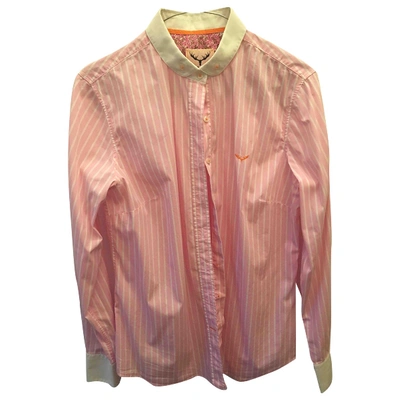 Pre-owned Sand Pink Cotton Top