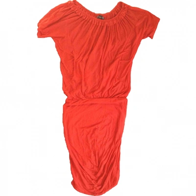 Pre-owned Mcq By Alexander Mcqueen Maxi Dress In Red