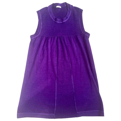 Pre-owned Prada Silk Top In Purple