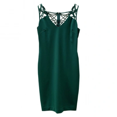 Pre-owned Badgley Mischka Mid-length Dress In Green
