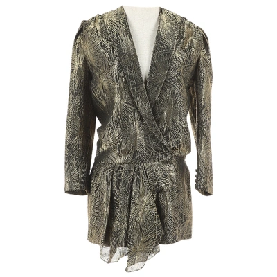 Pre-owned Saint Laurent Metallic Jumpsuit