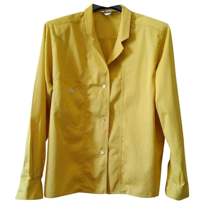 Pre-owned Max Mara Shirt In Yellow