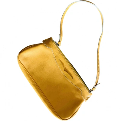 Pre-owned Tod's Leather Mini Bag In Yellow