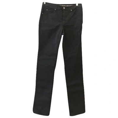 Pre-owned Armani Collezioni Straight Jeans In Black