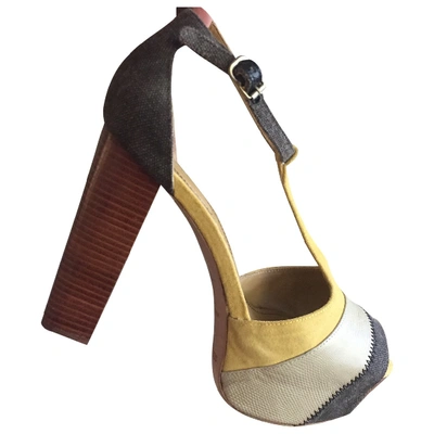 Pre-owned Chloé Leather Sandals In Multicolour
