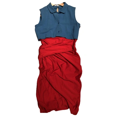 Pre-owned Carven Dress In Red