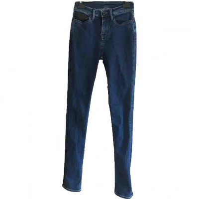 Pre-owned Denham Blue Cotton - Elasthane Jeans
