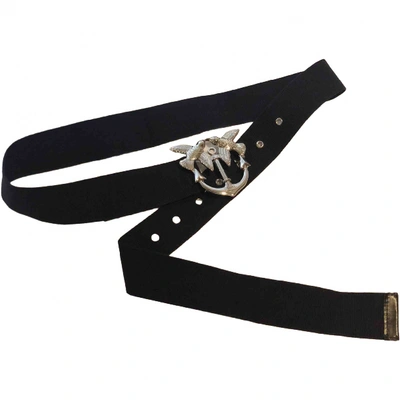 Pre-owned Pinko Navy Cloth Belt