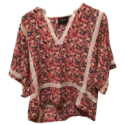 Pre-owned Zadig & Voltaire Red Viscose Top