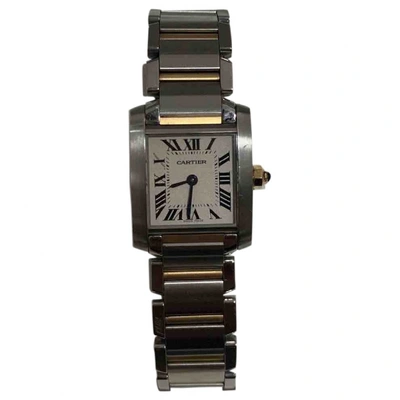 Pre-owned Cartier Tank Franã§aise Watch In Multicolour