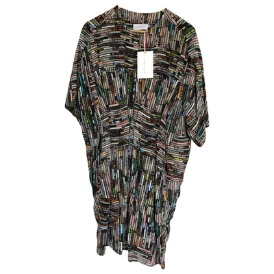 Pre-owned Christian Wijnants Mid-length Dress In Multicolour