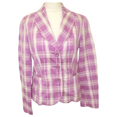 Pre-owned Moschino Cheap And Chic Pink Cotton Jacket
