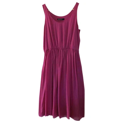 Pre-owned Filippa K Silk Mid-length Dress In Pink
